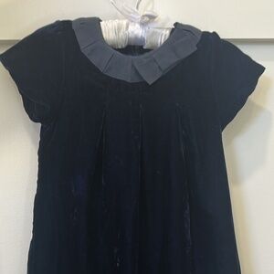Navy Blue Velvet Darcy Brown of London Dress